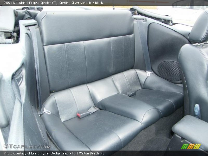 Sterling Silver Metallic / Black 2001 Mitsubishi Eclipse Spyder GT