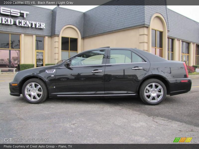 Black Raven / Light Gray 2009 Cadillac STS V8