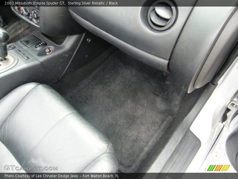 Sterling Silver Metallic / Black 2001 Mitsubishi Eclipse Spyder GT