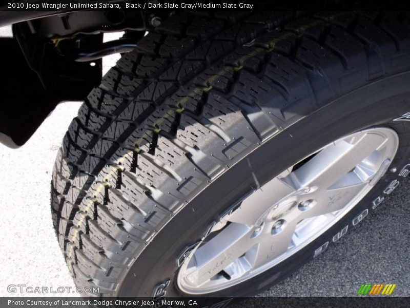 Black / Dark Slate Gray/Medium Slate Gray 2010 Jeep Wrangler Unlimited Sahara