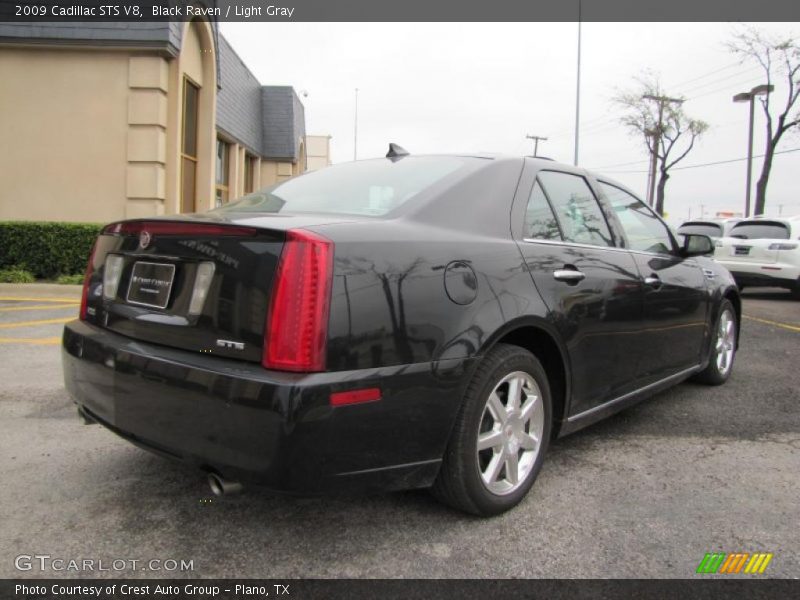 Black Raven / Light Gray 2009 Cadillac STS V8