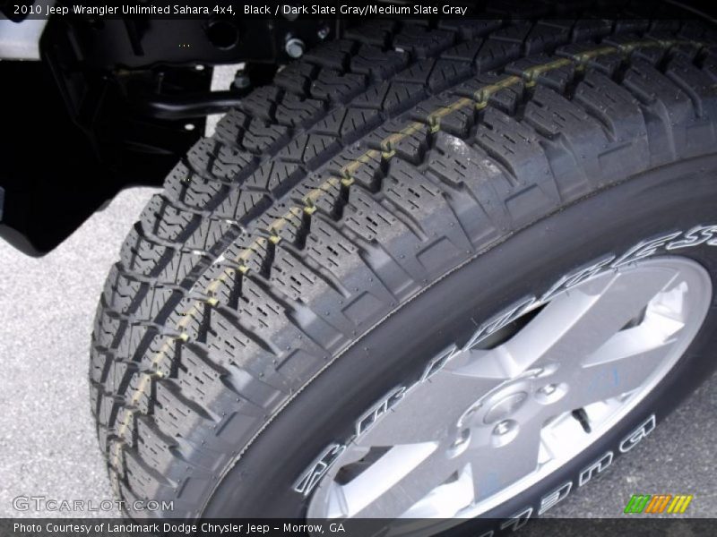 Black / Dark Slate Gray/Medium Slate Gray 2010 Jeep Wrangler Unlimited Sahara 4x4