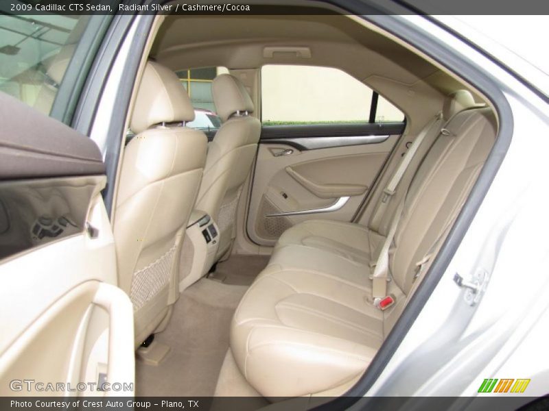 Radiant Silver / Cashmere/Cocoa 2009 Cadillac CTS Sedan