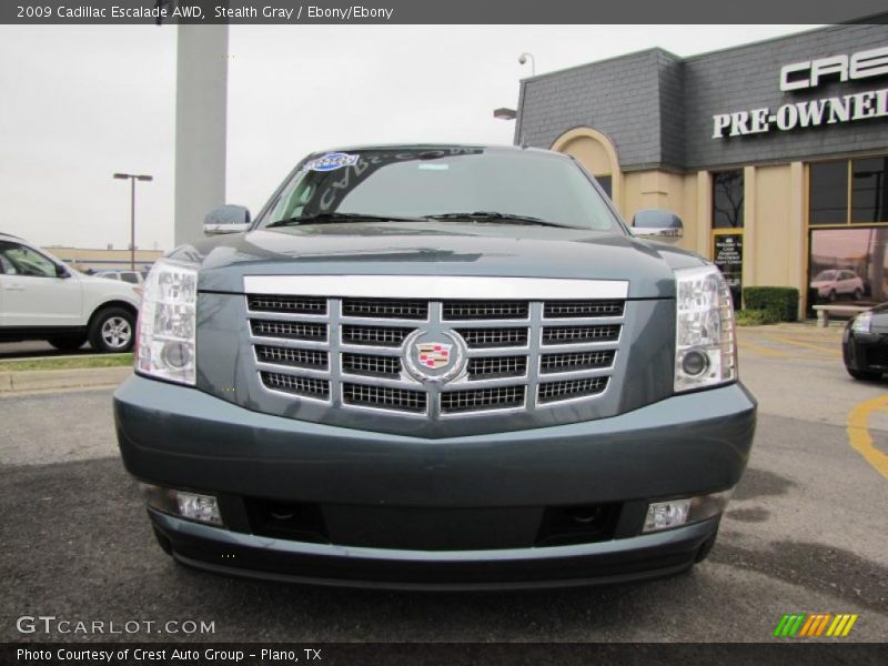 Stealth Gray / Ebony/Ebony 2009 Cadillac Escalade AWD