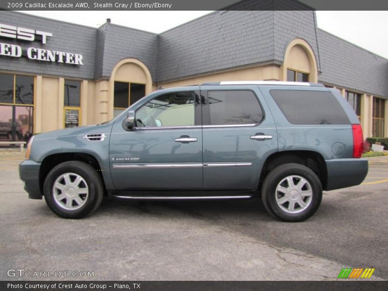 Stealth Gray / Ebony/Ebony 2009 Cadillac Escalade AWD