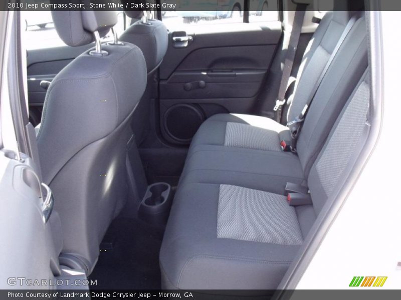 Stone White / Dark Slate Gray 2010 Jeep Compass Sport