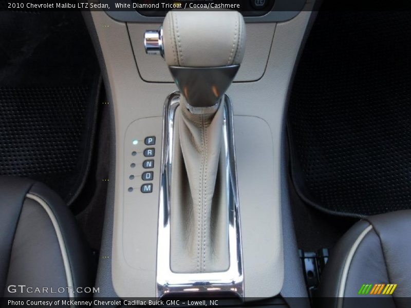 White Diamond Tricoat / Cocoa/Cashmere 2010 Chevrolet Malibu LTZ Sedan