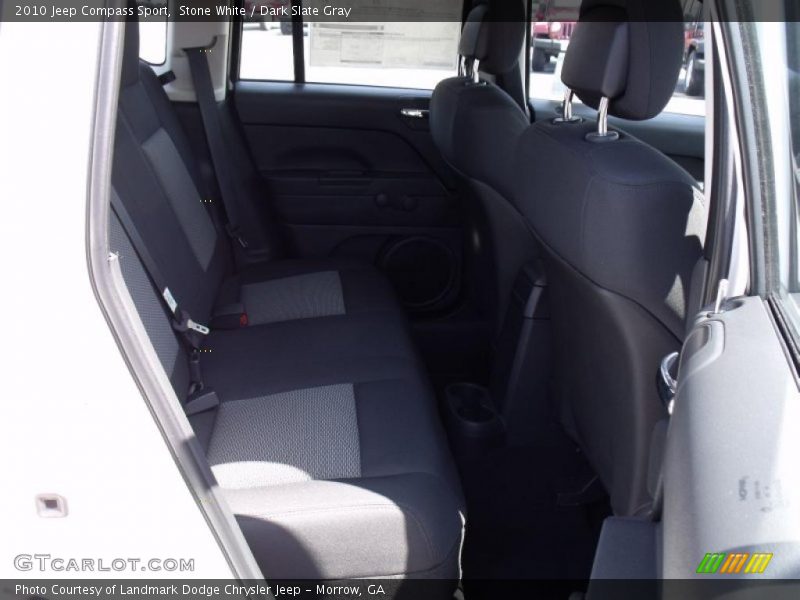 Stone White / Dark Slate Gray 2010 Jeep Compass Sport