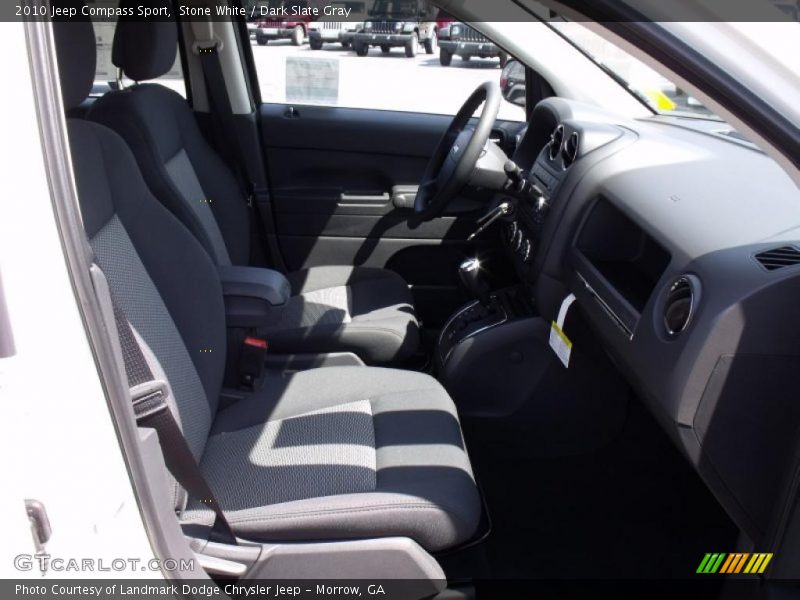 Stone White / Dark Slate Gray 2010 Jeep Compass Sport