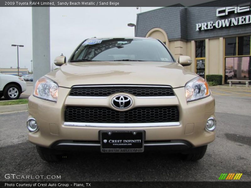 Sandy Beach Metallic / Sand Beige 2009 Toyota RAV4 Limited