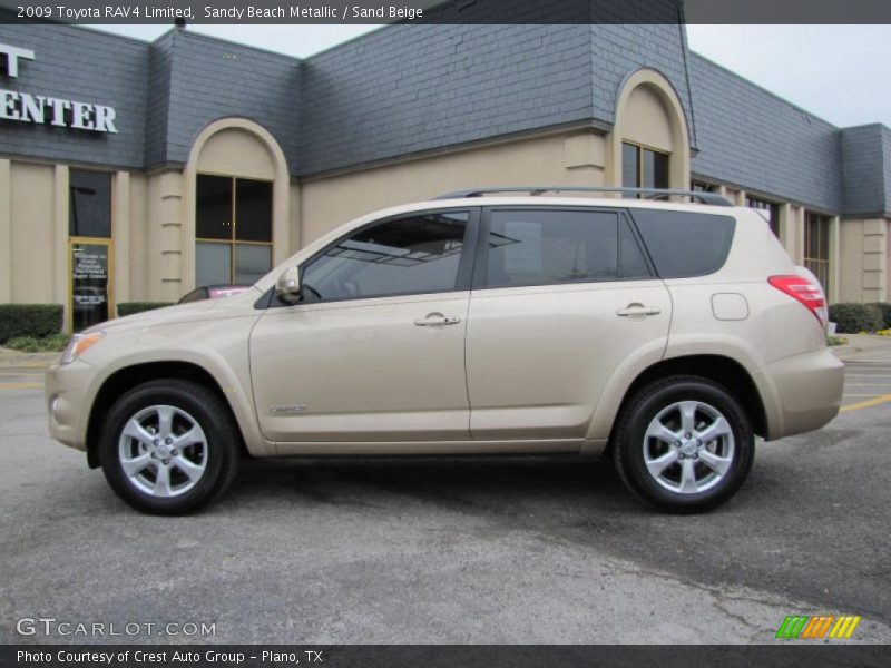 Sandy Beach Metallic / Sand Beige 2009 Toyota RAV4 Limited