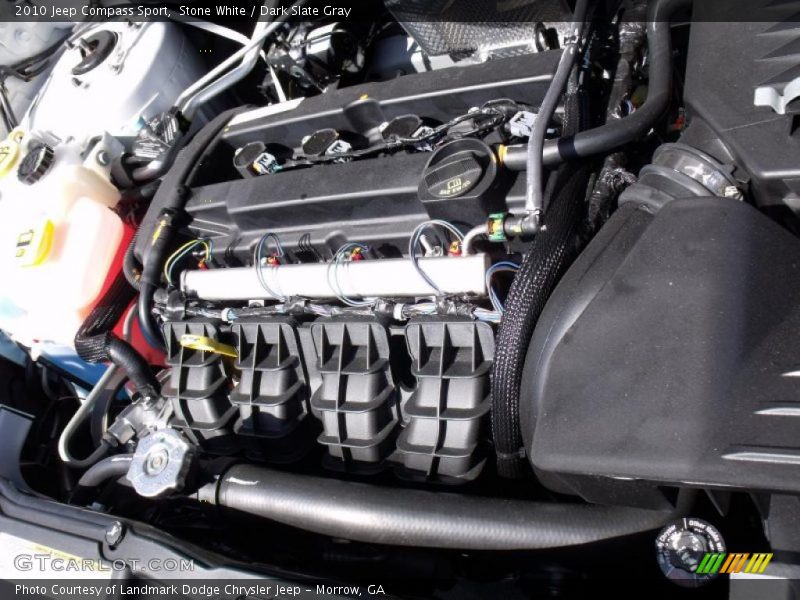 Stone White / Dark Slate Gray 2010 Jeep Compass Sport