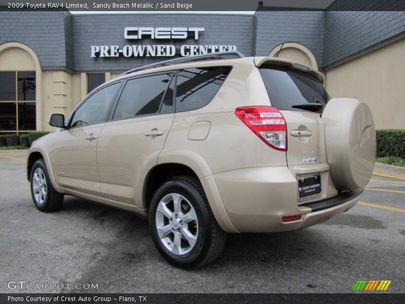 Sandy Beach Metallic / Sand Beige 2009 Toyota RAV4 Limited