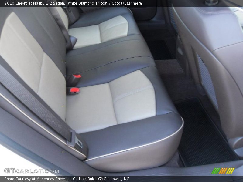 White Diamond Tricoat / Cocoa/Cashmere 2010 Chevrolet Malibu LTZ Sedan