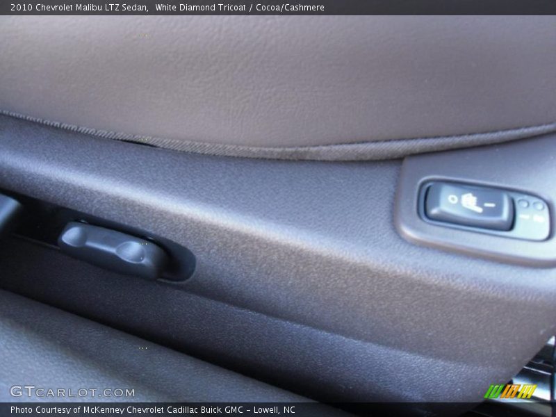 White Diamond Tricoat / Cocoa/Cashmere 2010 Chevrolet Malibu LTZ Sedan