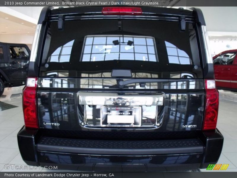 Brilliant Black Crystal Pearl / Dark Khaki/Light Graystone 2010 Jeep Commander Limited
