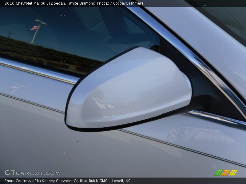White Diamond Tricoat / Cocoa/Cashmere 2010 Chevrolet Malibu LTZ Sedan