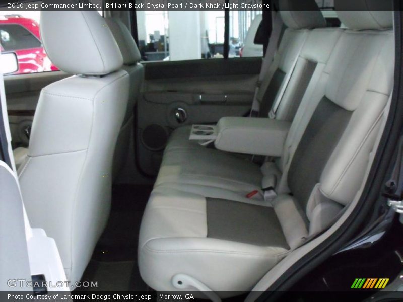 Brilliant Black Crystal Pearl / Dark Khaki/Light Graystone 2010 Jeep Commander Limited