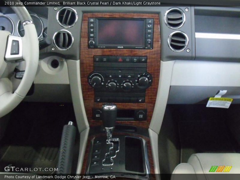 Brilliant Black Crystal Pearl / Dark Khaki/Light Graystone 2010 Jeep Commander Limited