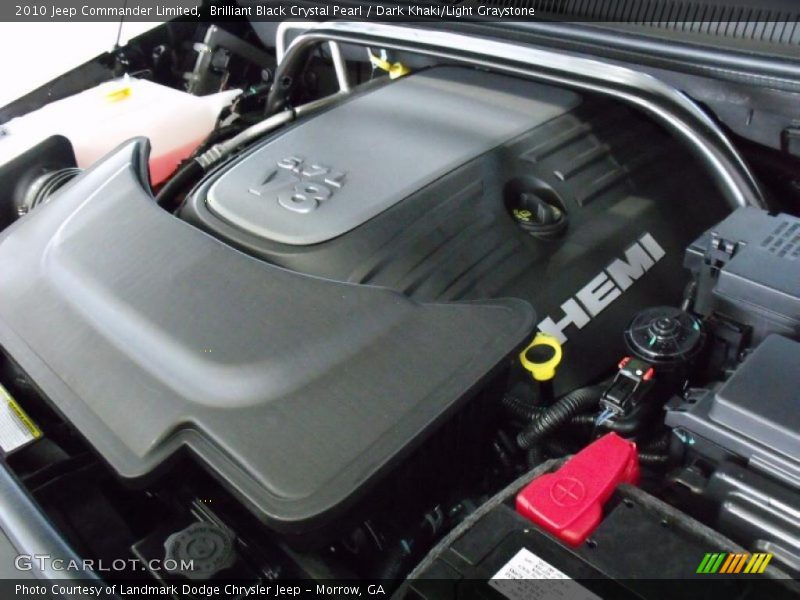 Brilliant Black Crystal Pearl / Dark Khaki/Light Graystone 2010 Jeep Commander Limited