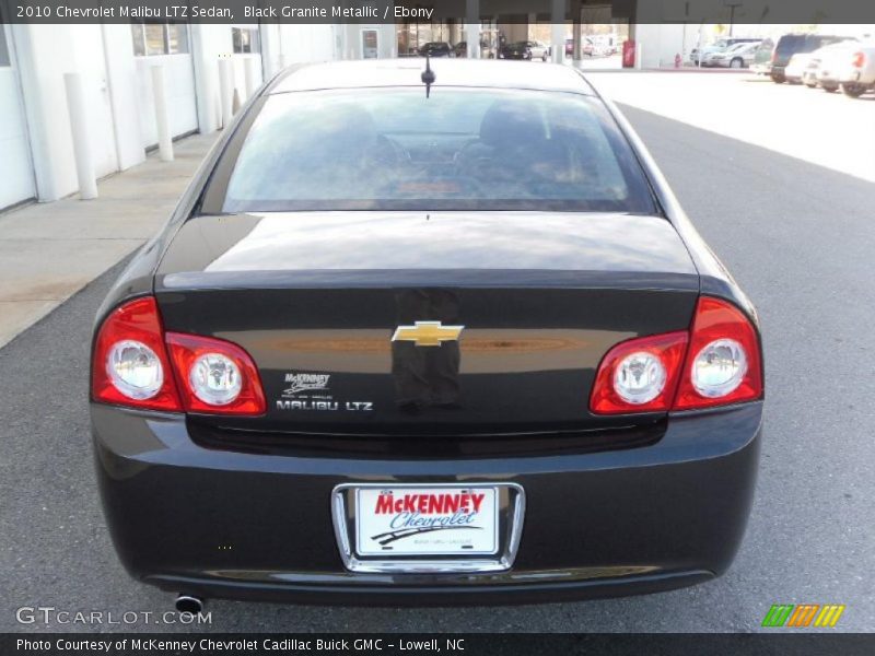Black Granite Metallic / Ebony 2010 Chevrolet Malibu LTZ Sedan