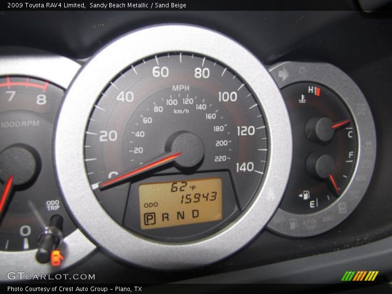 Sandy Beach Metallic / Sand Beige 2009 Toyota RAV4 Limited