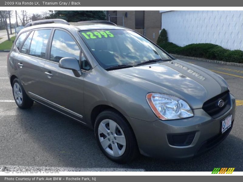Titanium Gray / Black 2009 Kia Rondo LX