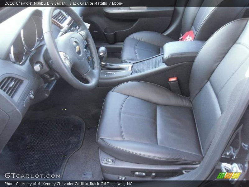 Black Granite Metallic / Ebony 2010 Chevrolet Malibu LTZ Sedan