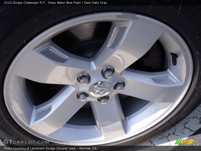 Deep Water Blue Pearl / Dark Slate Gray 2010 Dodge Challenger R/T