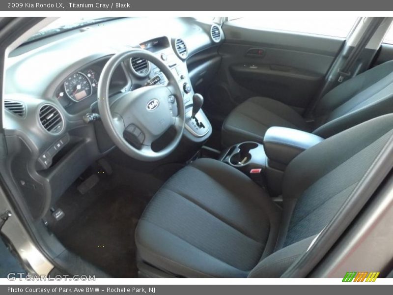 Titanium Gray / Black 2009 Kia Rondo LX