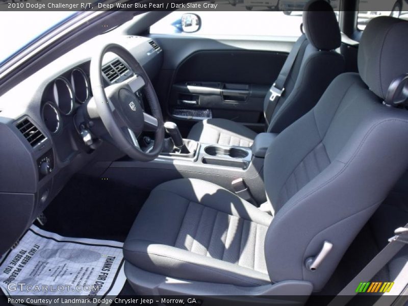 Deep Water Blue Pearl / Dark Slate Gray 2010 Dodge Challenger R/T