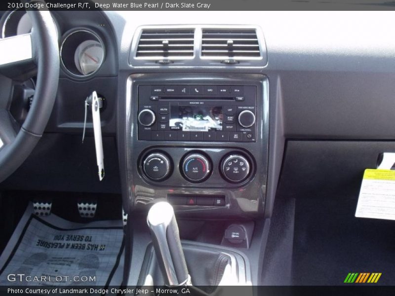 Deep Water Blue Pearl / Dark Slate Gray 2010 Dodge Challenger R/T