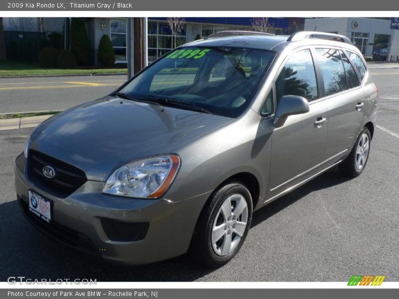 Titanium Gray / Black 2009 Kia Rondo LX