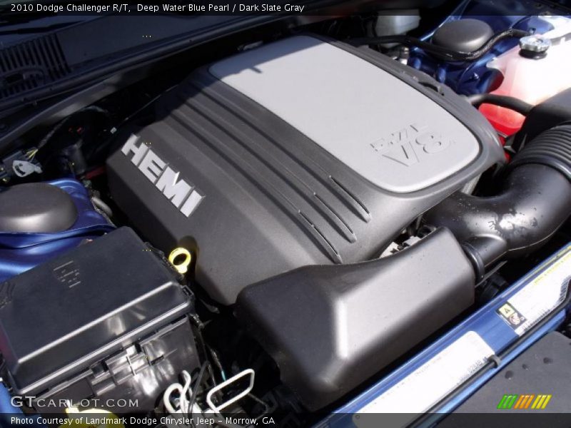 Deep Water Blue Pearl / Dark Slate Gray 2010 Dodge Challenger R/T