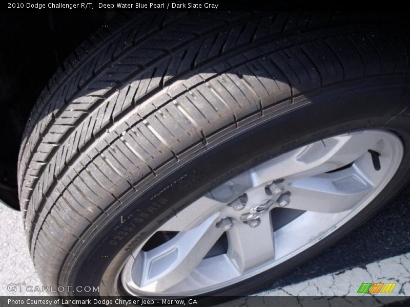 Deep Water Blue Pearl / Dark Slate Gray 2010 Dodge Challenger R/T