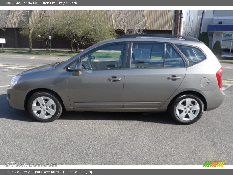 Titanium Gray / Black 2009 Kia Rondo LX