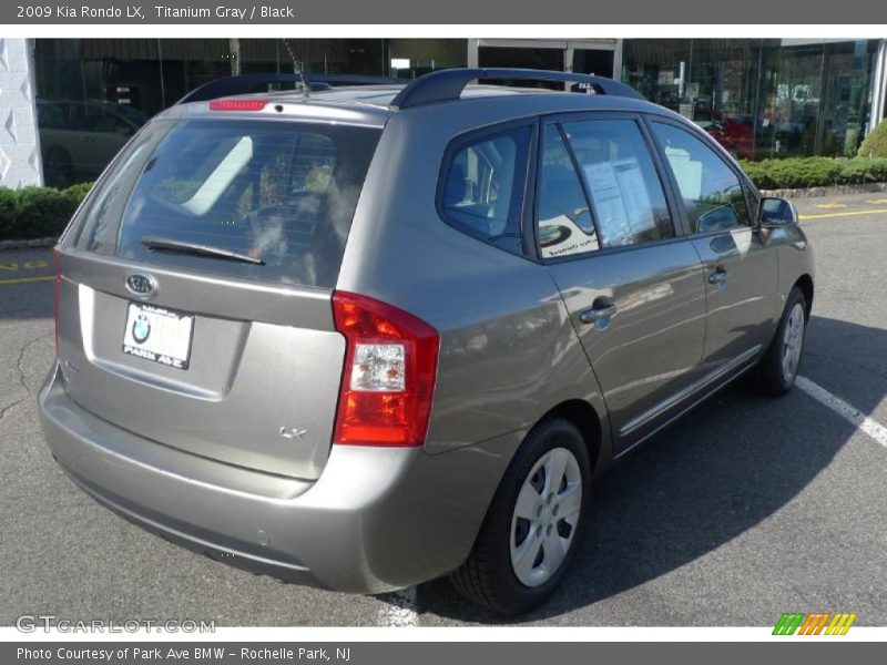 Titanium Gray / Black 2009 Kia Rondo LX
