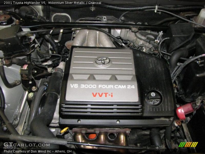 Millennium Silver Metallic / Charcoal 2001 Toyota Highlander V6