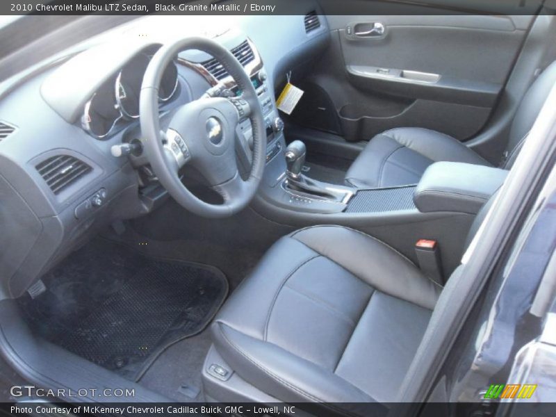 Black Granite Metallic / Ebony 2010 Chevrolet Malibu LTZ Sedan