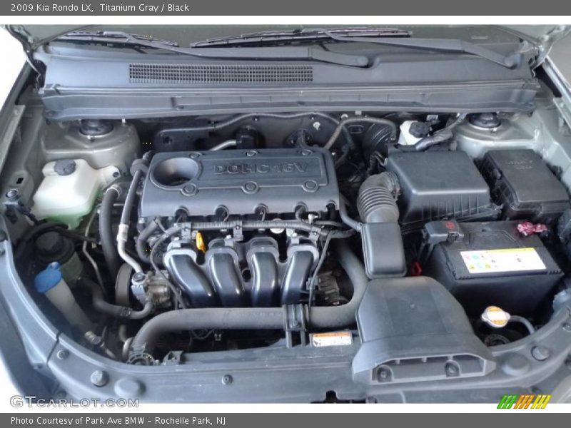 Titanium Gray / Black 2009 Kia Rondo LX