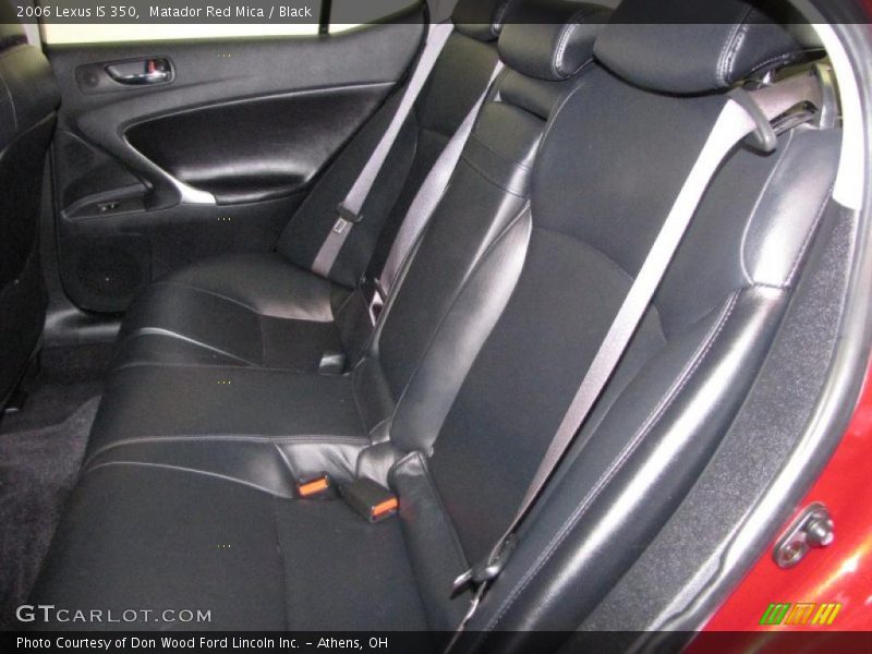 Matador Red Mica / Black 2006 Lexus IS 350