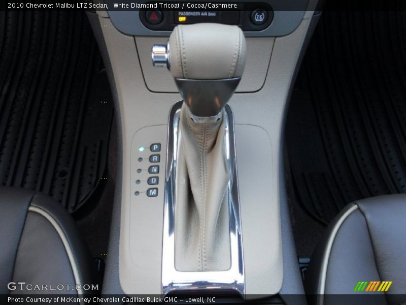 White Diamond Tricoat / Cocoa/Cashmere 2010 Chevrolet Malibu LTZ Sedan