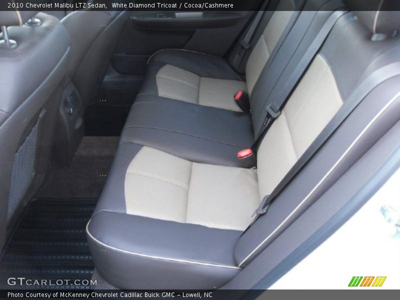 White Diamond Tricoat / Cocoa/Cashmere 2010 Chevrolet Malibu LTZ Sedan