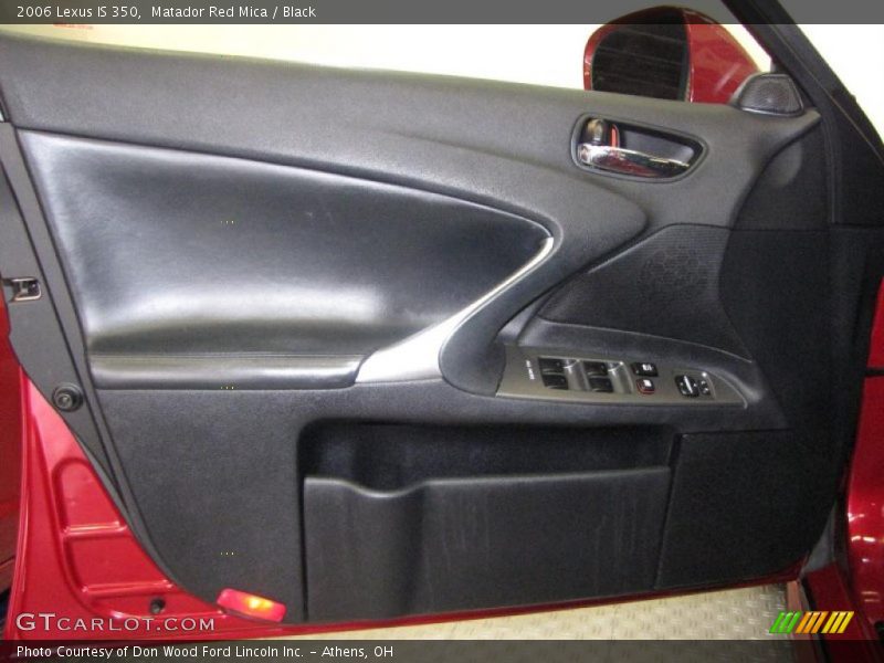 Matador Red Mica / Black 2006 Lexus IS 350