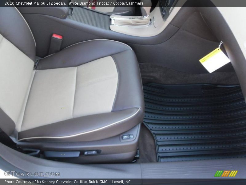 White Diamond Tricoat / Cocoa/Cashmere 2010 Chevrolet Malibu LTZ Sedan