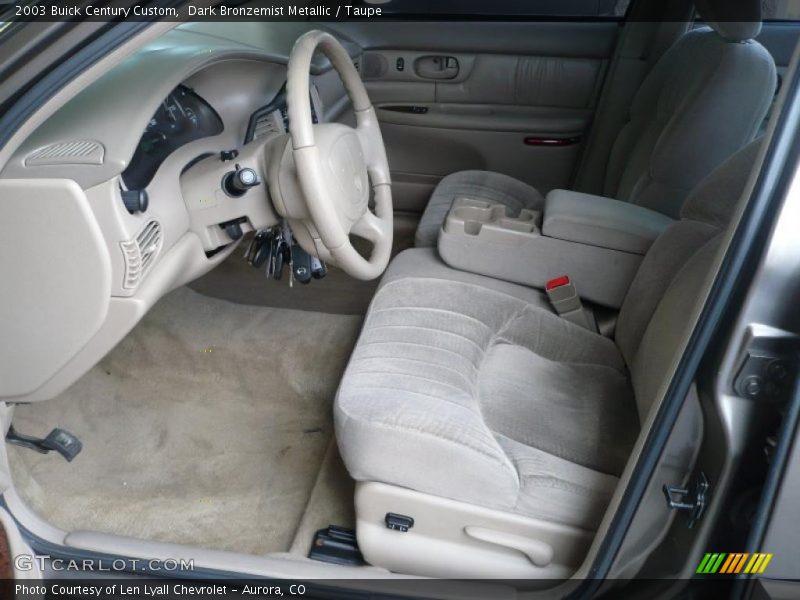 Dark Bronzemist Metallic / Taupe 2003 Buick Century Custom