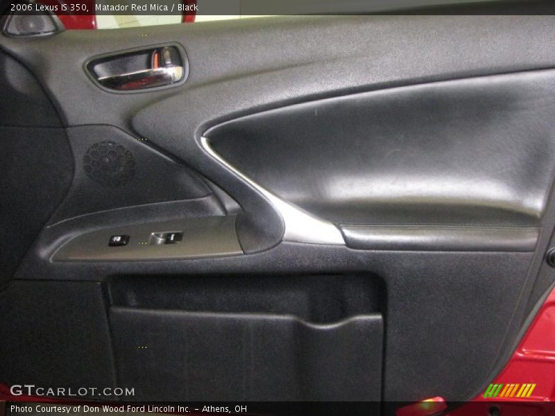 Matador Red Mica / Black 2006 Lexus IS 350
