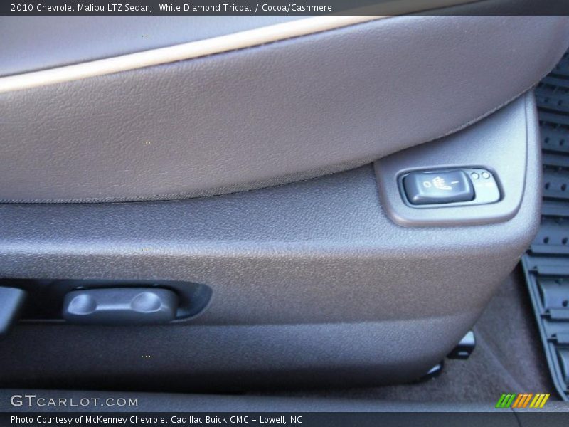 White Diamond Tricoat / Cocoa/Cashmere 2010 Chevrolet Malibu LTZ Sedan