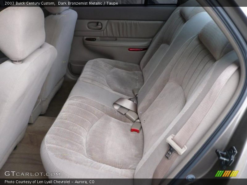 Dark Bronzemist Metallic / Taupe 2003 Buick Century Custom