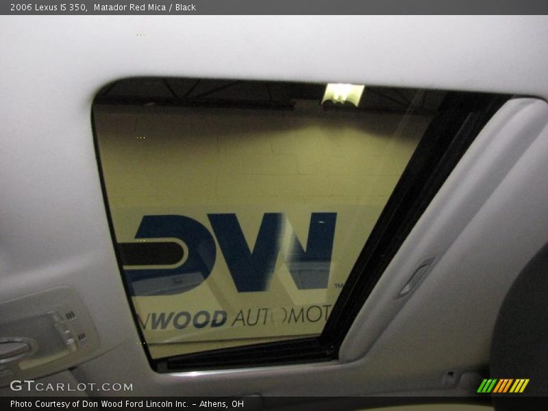 Matador Red Mica / Black 2006 Lexus IS 350